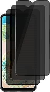 3 Pack Privacy Screen Protector For Samsung Galaxy A23 4G 5G / F13 / M23 5G / M33 5G Anti Spy Private Tempered Glass, 9H Hardness, Anti Scratch