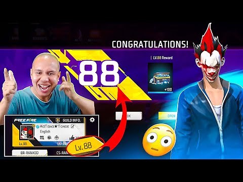 Finally 88 Level Up in Free Fire 😱 But No Reward 🥺 Why Garena Why ?? Tonde Gamer