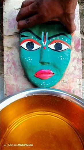 hu ru ru rajasthani song 🔥 krishna statue meking at home 🚩 krishna murti meking 🙏 laddu gopal 🥰 #yt