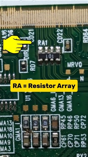 About SMD Resistor Array! #shorts #diy #automobile #audio #tv #technology #creative #experiment #led