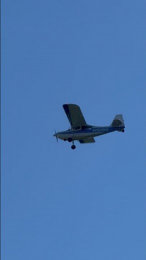 1968 Champion Citabria on Final Approach #airplane #flying #aviation