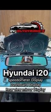 Hyundai i20 Speedometer, Dashboard, Rear view mirror Display service Done✅#hyundai #i20 #speedometer