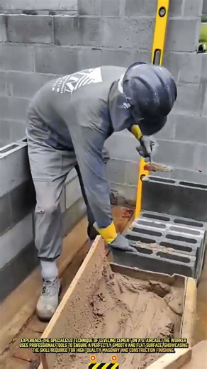 Professional Process to Build Wall using Concrete Block #dailywork