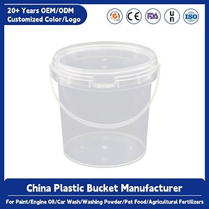 [Hot Item] PP Plastic Bucket Manufacturer 5 Gallon Heavy Duty Buckets with Lids for Industrial/Agricultural Storage