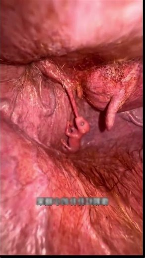 What does a kangaroo’s pouch look like inside?