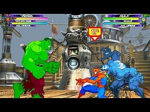 Marvel vs Capcom 2 Arcade battle।। Gameplay (mame) 🔥🔥