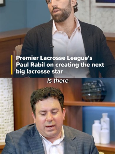 Premier Lacrosse League co-founder and President Paul Rabil speaks with CNBC’s Alex Sherman about finding the next big lacrosse star and the impact of superstar athletes on sports leagues. Listen to the full interview on the CNBC Sport podcast at the #linkinbio or the link on screen.