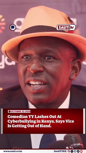 Comedian YY Welcomes Computer Misuse Cybercrimes(Amendment)Act 2025,says it will curb cyberbullying