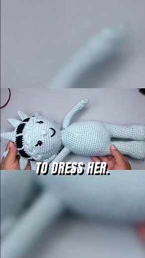 Patriotic amigurumi outfit - crochet every detail #crochet #diy