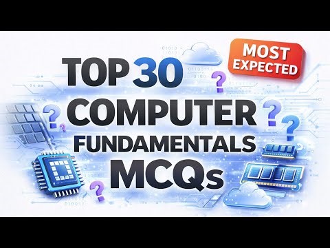 Top 30 Computer Fundamentals MCQs in Hindi | Basic Computer Questions & Answers 2026 | computer GK