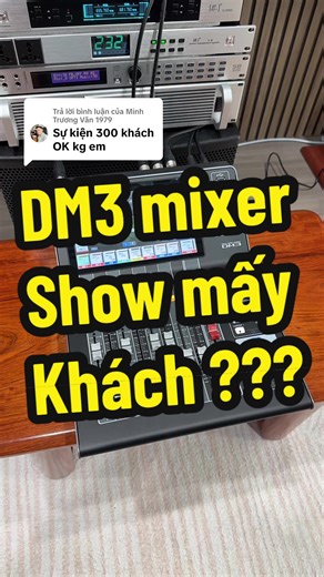 Trả lời @Minh Trương Văn 1979 mixer yamaha DM3 làm show được mấy khách? #DM3 #Yamaha