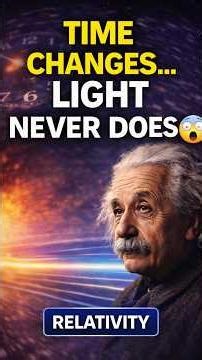 Time Changes… But Light Never Does 😳 | Einstein Relativity Explained