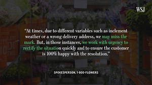 How 1-800-Flowers Delivers 23 Million Flowers for Mother’s Day More than 5,000 local florists and fulfillment centers help the company get orders to customers. It takes an entire year to prepare for Mother’s Day. WSJ takes a look at the complicated logistics of delivering 23 million flowers on the gifting behemoth’s biggest day of the year. | Duncan Oil | Facebook