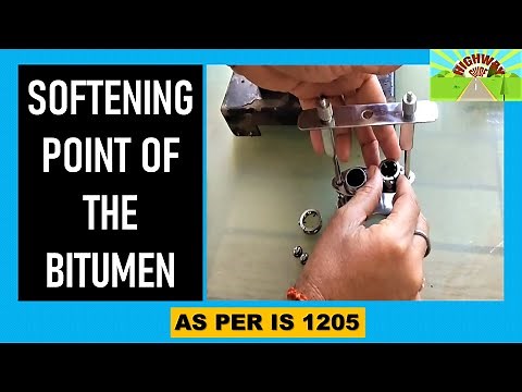 SOFTENING POINT OF BITUMEN