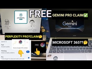 TN Govt Free Laptops Gemini Pro Free Claim✅| Ulagam Ungal Kaiyil Laptops | Perplexity Pro |Gemini AI