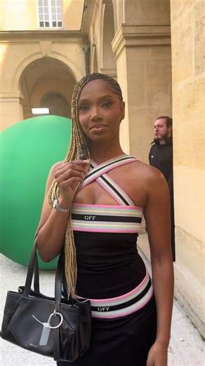 #ronisia at #offwhite show in Paris #parisfashionweek #pfw | ronisia