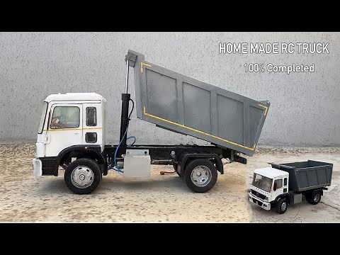 How to make RC Hydraulic Dump Truck from PVC