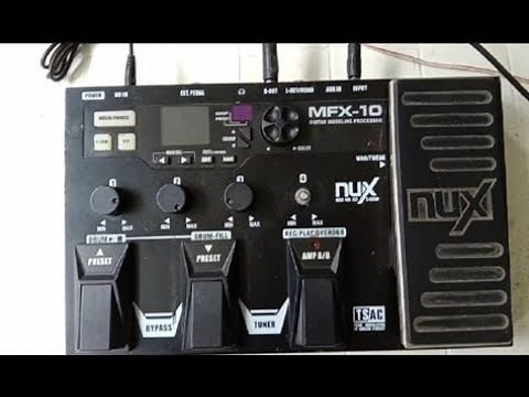 NUX MFX 10 BASIC SET UP - TZO