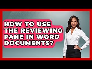 How To Use The Reviewing Pane In Word Documents? - Docs and Sheets Pro