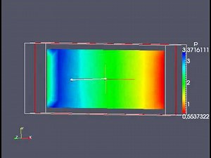 Modified dsmcFoam pressure profile