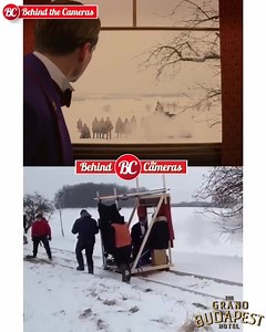 1.5M views · 15K reactions | Some of these are really original ways of filming!  “The Grand Hotel Budapest” Wes Anderson (2014) #filmmaking #wesanderson #movie #film #behindthescenes #behindthecameras #makingof #cameragear #ralphfiennes #billmurray #judelaw | Behind the Cameras | Facebook