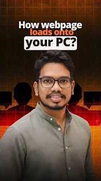 How a Webpage Loads into Computer Explained Easy | Webpage | PythonLife