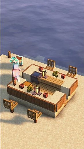 Minecraft Easy Bar | Tutorial 🍹56 #minecraft