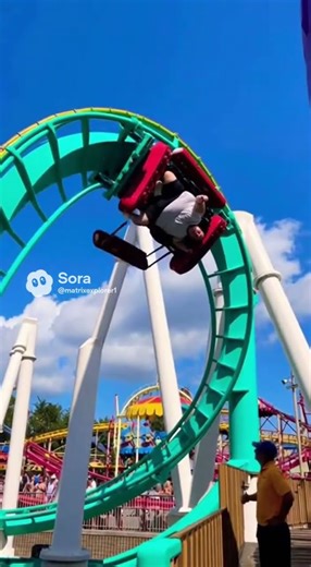 Insane Rollercoaster Fail 2😨😨