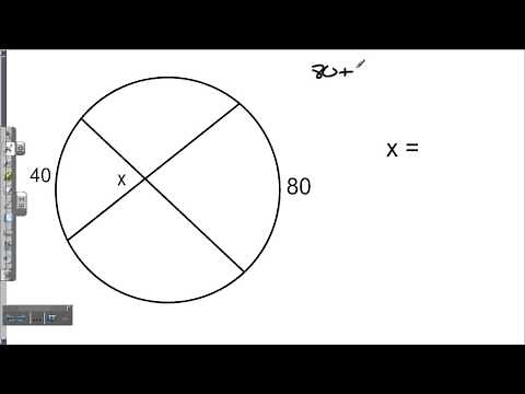 interior and exterior angles in circles