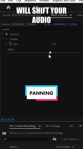 Panning in Adobe Premiere Pro: An Easy Guide