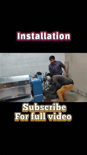 cooking oil pressed expeller installation