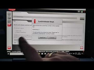 How to program setup key fob lock or unlock /release keys on bmw e46 with delphi ds150e