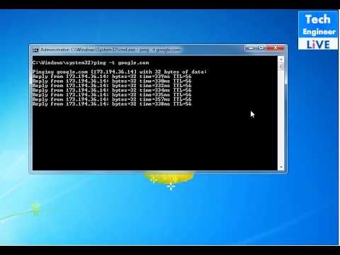 Windows Networking Command Line Tool - PING (Packet Internet Groper)