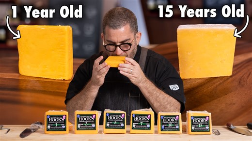 Cheesemonger Tries the Same Cheese at 6 Ages (1-15 years)