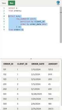 Pourquoi ROW_NUMBER est indispensable en entreprise — Cas réel Oracle SQL #sql #sqltips #oraclesql