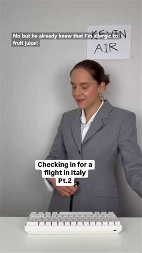 I think Chiara is “invent” a lot of stuff 🇮🇹 . . . . . #italy #italytravel #italytrip #italian #italianculture #italianstyle #italylife #italytravel #italy🇮🇹❤️ #italy🇮🇹 #tourist #tourism #americantourist #cultureclash #americansabroad #italianmemes #usamemes #satire #pov #midtwenties #discover #tourists #italia #memeitalia #italiani #airport #airportlife #europe #europetravel #eurosummer | Laura Ramoso Comedy
