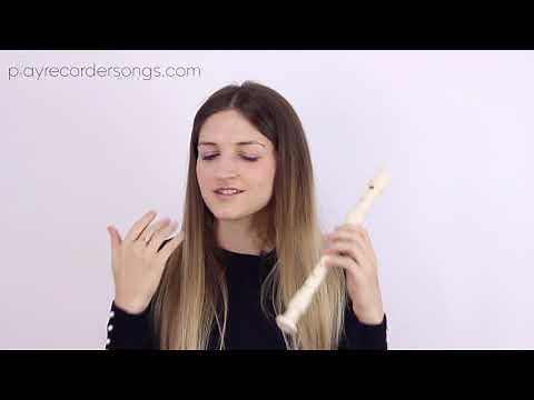 How To Play (Blow) The Recorder - (free recorder lesson) - PlayRecorderSongs.com