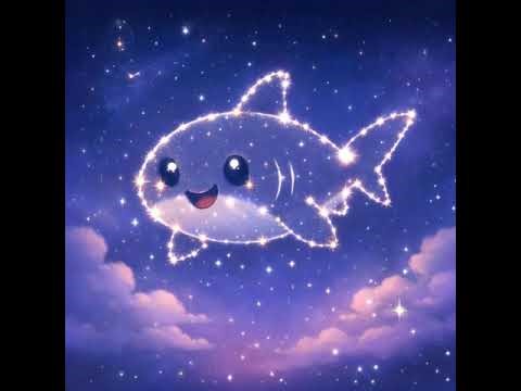 🦈 Baby Shark Nighttime Music ♫ 1 HOUR Classical Brahms Mozart Lullaby Baby Brain Growth