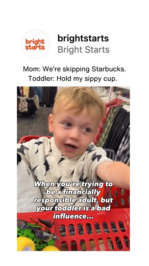 If toddlers ran the world, every store run would end with a sweet treat. ​ ​ Who’s got a tiny CEO at home? 👋 | Bright Starts