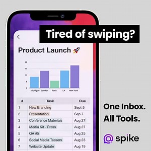 70 reactions · 7 comments | Meet Spike: A single app to manage your emails, calendars, group chats, to-do's and notes. Time to take your email to the future. | Spike | Facebook