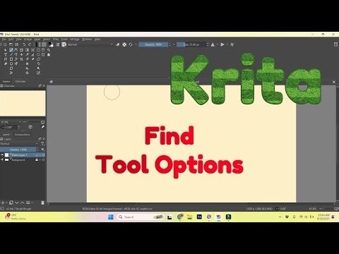How To Find Tool Options In Krita | Let`s Do Tech | Krita Tutorials