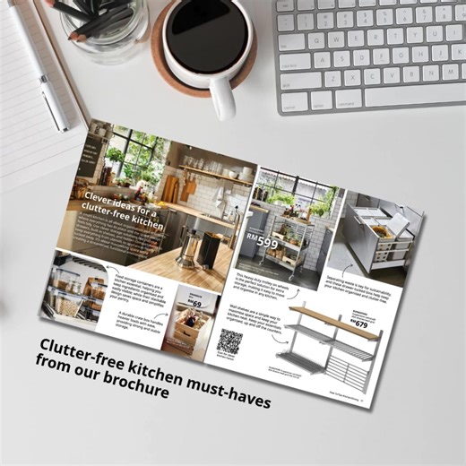 945 reactions · 22 shares | Smart shelves, sneaky drawers, and trolleys that move with you — it's the little things that make a big space feel even bigger.  Peek into our brochure for more clever tips or pick up a copy in-store*. #IKEAMalaysia *While stocks last. | IKEA | Facebook