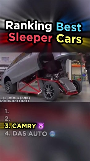 Ranking The BEST Sleeper Cars 🤫💨
