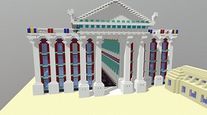 Minecraft Neoclassical Temple - 3D model by Sawan.Mrc