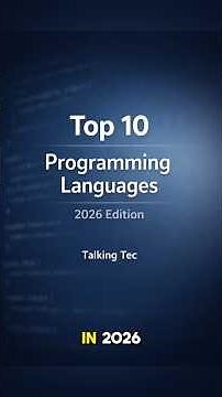 Top 10 Programming Languages in 2026