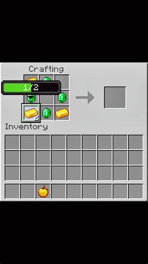 Minecraft me craft a totem #minecraft #mcpe #shorts