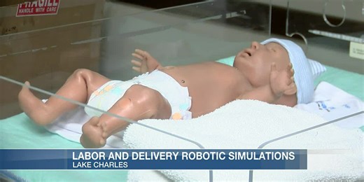 Robotic simulators can give birth and mimic newborns as part of educational training for labor and deliveries
