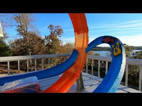 ALL Hot Wheels Crashes on our Massive Loop Mayhem Track set