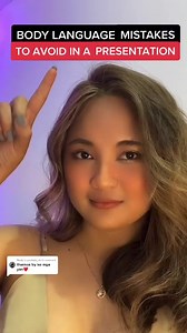 344K views · 10K reactions | Body language mistakes you don't realize you make during presentations #speechwithgia #publicspeaking #publicspeakingtips | Gianna Abao | Facebook