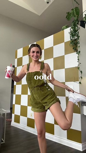 a bunch of cute girls compliment me when i wear these overalls…. should i buy them?? (im renting them from Nuuly) #nuuly #ootd #overallscheck #overallsoutfits #summer2023outfit